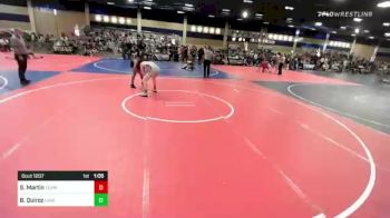 144 lbs Quarterfinal - Seth Martin, Team Real Life vs Benny Quiroz, Daniel Cormier Wr Ac