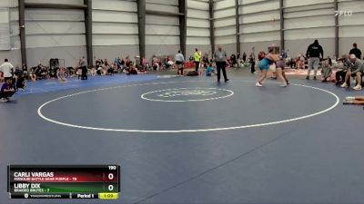 190 lbs Quarters - Libby Dix, Braided Brutes vs Carli Vargas, Missouri Battle Gear Purple