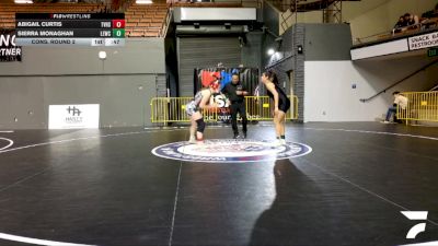 Junior Girls - 145 lbs Cons. Round 2 - Jaydan Colgan, Temecula Valley High School Wrestling vs Valeria Salazar