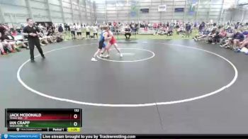 132 lbs 2nd Wrestleback (8 Team) - Jack McDonald, Texas Red vs Ian Crapp, Wisconsin