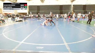 89 lbs Rr Rnd 5 - Julian Mccrimon, Warhawks Wrestling Black vs Joey Martin, Ruthless MS
