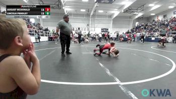60 lbs Semifinal - August Mcdonald, Elgin Wrestling vs Lincoln Pendley, Elgin Wrestling