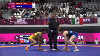 62 kg Round 3 - Savannah Cosme, USA vs Astrid Montero, VEN