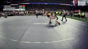 D2-150 lbs Champ. Round 1 - Payton Sampson, Cadillac HS vs Sean King, Southgate Anderson HS
