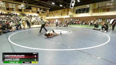 117 lbs Round 1 - Andrew Flores, Rough House Wrestling vs Christopher Palomo, Coachella Valley Wrestling Clu