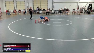 110 lbs Placement Matches (8 Team) - Titus Anderson, Virginia vs Crew Cox, New York Gold