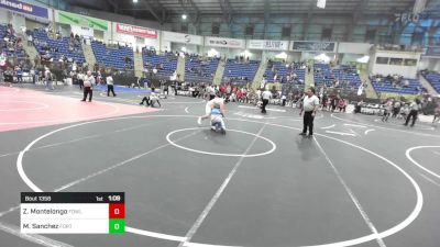 Semifinal - Zane Montelongo, Fowler Wrestling Club vs Monico Sanchez, Fort Lupton