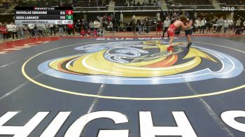 285 lbs Quarterfinal - Nicholas Ebrahimi, Berlin vs Geza Labancz, Fryeburg Academy