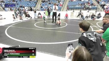 40-43 lbs Round 2 - Atlas Fernandez, Derby vs Reed Dacus, Mac Wrestling Club