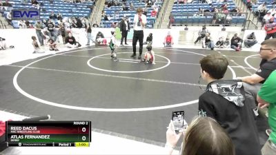 40-43 lbs Round 2 - Atlas Fernandez, Derby vs Reed Dacus, Mac Wrestling Club