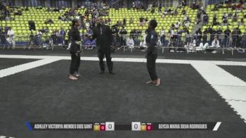GLYCIA MARIA SILVA RODRIGUES vs Ashlley Victorya Mendes Dos Sant 2026 CBJJE International BJJ Championships