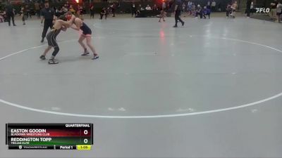 112 lbs Quarterfinal - Easton Goodin, Blackman Wrestling Club vs Reddington Topp, Trojan Elite