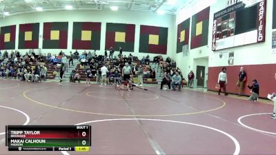 106 lbs Round 1 - Tripp Taylor, Brookside vs Makai Calhoun, Madison