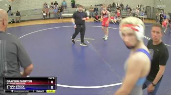 144 lbs 3rd Place Match - Grayson Fabrycki, All-Phase Wrestling vs Ethan Stock, All-Phase Wrestling