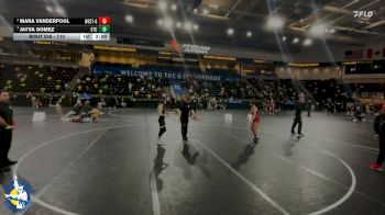 110 lbs Quarterfinal - Jayva Gomez, South Tama vs Mara Vanderpool, Omaha Westside Girls