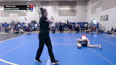96 lbs Champ. Round 1 - Brock Gale, Sanderson Wrestling Academy vs Brendon Collins, Kuna Klub
