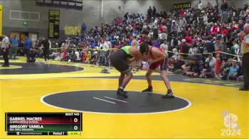 168 lbs Cons. Round 1 - Gregory Varela, Bay Area Dragons vs Gabriel Macres, Albiani Middle School