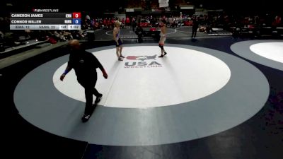 150 lbs Cameron James, IEWA - Inland Empire Wrestling Association vs Connor Miller, NAWA - North Area Wrestling Association