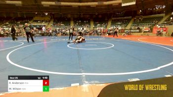 115 lbs Quarterfinal - Reese Anderson, RSA RedStorm vs McKenna Wilson, HURRICANE WRESTLING ACADEMY