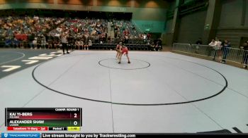 106 lbs Champ. Round 1 - Alexander Shaw, Lassen vs Kai Yi-Berg, Folsom