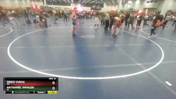 138 lbs Cons. Round 2 - Sinko Vukas, MN vs Nathaniel Whalen, MI