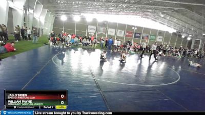 56 lbs Cons. Round 2 - William Payne, Iron County Wrestling Academy vs Jag O`Brien, Wasatch Wrestling Club