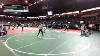 126 lbs Cons. Round 3 - Aj Gleckler, EVE3 vs William Hoskins, Unattached