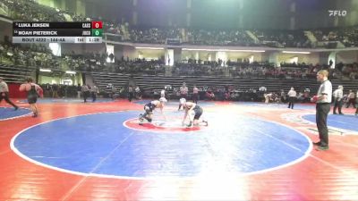 144-4A Semifinal - Luka Jensen, Cass vs Noah Pieterick, Jones County
