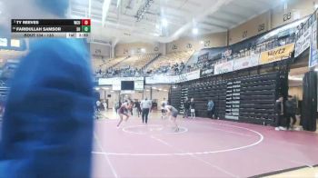 133 lbs Champ. Round 2 - Ty Reeves, Western Colorado vs Faridullah Samsor, Schreiner Univsrity