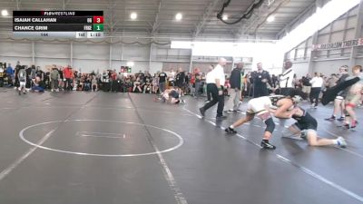 144 lbs Round 3 (8 Team) - Isaiah Callahan, Ohio Gold vs Chance Grim, FORGE