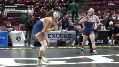 142 lbs Quarterfinal - Avery Baldwin, Dallastown-G vs Ava Golding, Kiski Area-G