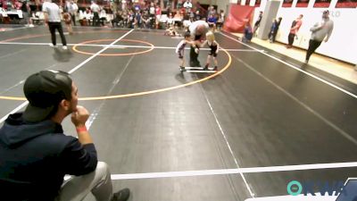 37 lbs Rr Rnd 3 - Aeryn Jackson, Locust Grove Youth Wrestling vs Rom Roybal, Pryor Tigers