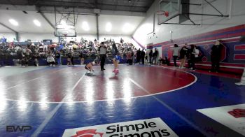 73-82 lbs Rr Rnd 1 - Sophia Whitenack, Pryor Tigers Wrestling vs Blaire Eraker, Jenks