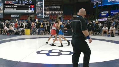 113 lbs Champ. Rd Of 64 - Thomas Gorst, Utah vs Carter Lirgg, South Carolina