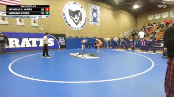 165 lbs Quarterfinal - Armando Rivera, Foothill vs Nicholas A. Yamas, Coalinga