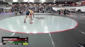 174 lbs Cons. Round 2 - Benedict Holthaus, Friends University vs Chris Wohrley, Graceland University