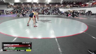 174 lbs Cons. Round 2 - Benedict Holthaus, Friends University vs Chris Wohrley, Graceland University