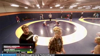 82-87 lbs Round 3 - Brigham Anderson, American Fork Cavemen vs Oliver Wight, Sanderson Wrestling Academy