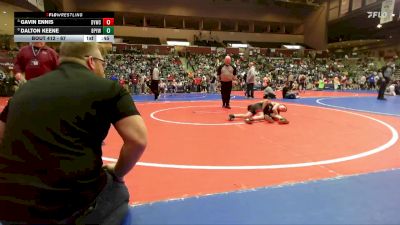 67 lbs Quarterfinal - Gavin Ennis, Dover Youth Wrestling Club vs Dalton Keene, Benton Parks Youth Wrestling