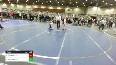 81 lbs Final - Holden Gillette, 208 Spartans vs Riot Vallotton, Run To Danger