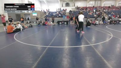 110 lbs Champ. Rd Of 32 - Serineh Crane, Titan Mercury Wrestling Club vs Chloe Martin, Betterman Elite Wrestling
