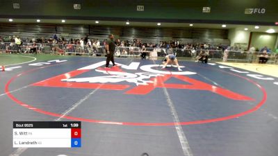 118 lbs Quarterfinal - Savannah Witt, PA vs Leiannah Landreth, KS