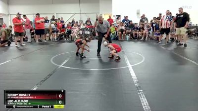 44 lbs Round 1 (4 Team) - Brody Bosley, U2 Journeymen Uprising vs Leo Alojado, Buffalo Valley WC