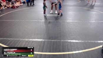 41 lbs Round 1 - Judith Ramsey, Cane Bay Cobras vs Eli Franklin, River Bluff Youth Wrestling