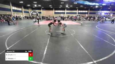 120 lbs Round Of 16 - Braydden Crum, Steel City Reloaded vs Cazden Moses, Atc