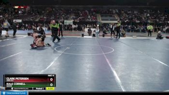 126 lbs Cons. Round 4 - Kale Cornell, Burns vs Clark Petersen, Shelley