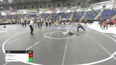 52 lbs Final - Bryer Davis, Dove Creek vs Nolan Murray, Valley Bad Boys