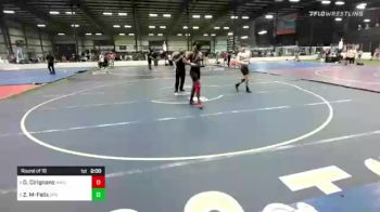 160 lbs Round Of 16 - Domenic Cirignano, MetroWest United vs Zahir McLean-Felix, GPS