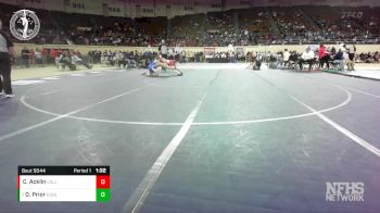 5A-126 lbs Quarterfinal - Daniel Prior, NOBLE vs Canon Acklin, COLLINSVILLE