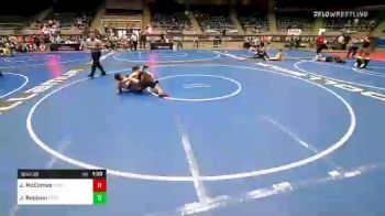 126 lbs Semifinal - JJ McComas, Cowboy Wrestling Club vs Joshua Robison, New Mexico Beast